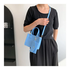 Zipper Messenger Bag Solid Color Felt Women Shoulder Bag Luxury Designer