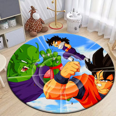 Dragon anime Round Carpet,bedroom,Living Room,door mat,Outdoor carpet,Picnic,anime