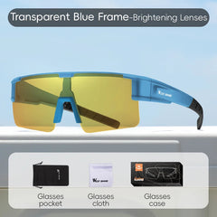 Sunglasses Men Photochromic Cycling Fit Over Myopic Glasses Driving