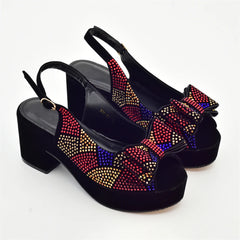 Matching Shoes and Bags: Italian Design Fashion Style Ladies Shoe