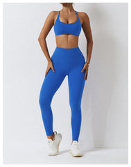 Seamless Yoga Set Workout Sportswear Gym Clothing 2Pcs Sport Sets Women