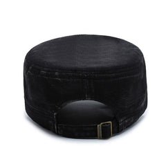 Men Women Army Hat Washed Cotton Military Hats Cadet Style Combat Caps