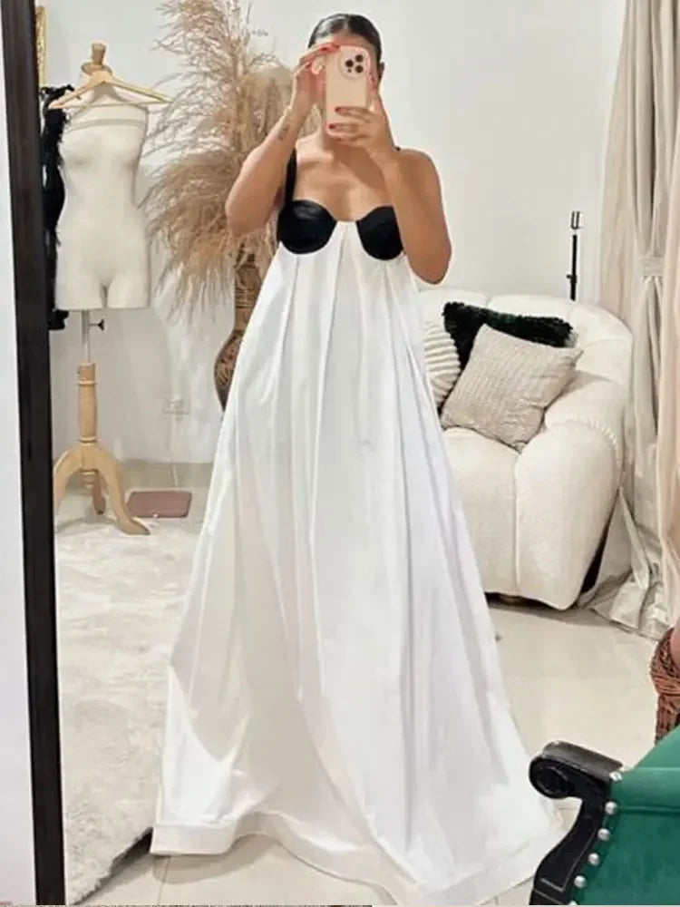 Evening wear Dresses: Maxi Dress Ladies Backless Off Shoulder