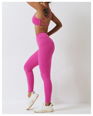 Seamless Yoga Set Workout Sportswear Gym Clothing 2Pcs Sport Sets Women