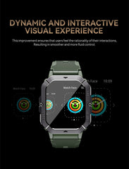 CUBOT C28 Waterproof Smart Watch Men 2.02 Inch Fitness Tracker Sport Wrist Smartwatch For Android IOS Bluetooth Call