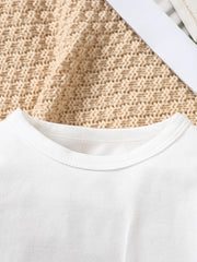 IURNXB 3pcs Baby Clothes Set for Boys Infant Snowsuits Fleece Jacket Pants+T-Shirt Outfits Casual Playwear Winter