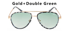 Sunglasses Women Mirror Quay Shades Brand Designer Gradient Pilot Sunglasses