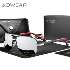 Sunglasses for Men Women Retro Rectangle