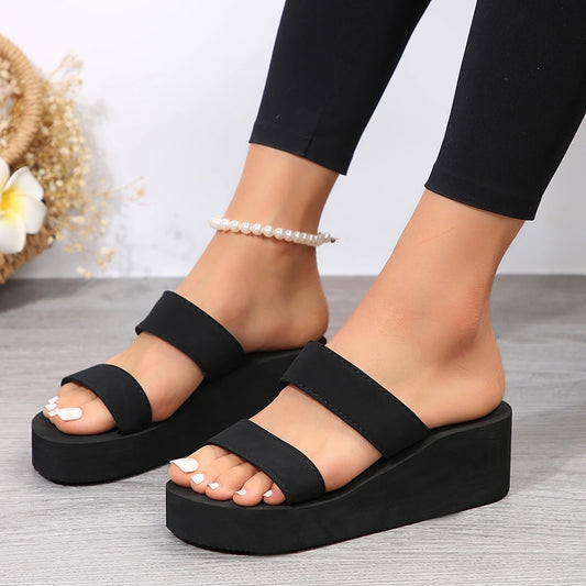 Heel Thick Sole Ladies Sandals High Heels Sandals Summer Casual Women Shoes