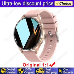 New Smart Watch 1.32 inch HD AMOLED Screen Bluetooth Call Health Monitoring Alarm Clock Fashion Watch Men Women For Android IOS