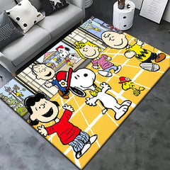 Snoopy HD lively Cartoon,Large Area Printed Carpet,Bathroom,Living Room Decor,Sofa