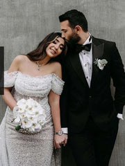 Homecoming Dresses: Party Dresses Off The Shoulder Sleeveless Wedding Dress