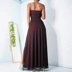 Homecoming Dresses: Prom Gown High Side Slit Cocktail Party Dresses