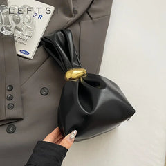 Design Mini PU Leather Underarm Bags For Women Fashion Designer