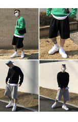 Men's Gym Fitness Loose Shorts Casual Street Hip Hop Workout Bodybuilding