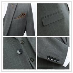 Tuxedo for Mens: Boutique (Blazer + Vest + Trousers) Fashion Business Casual