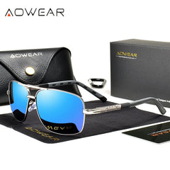 Sunglasses for Men Women Retro Rectangle