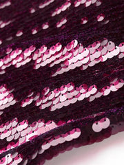 Halter Sequin Dress Party Dresses Backless Slim Fit Fashion Elegant Hanging Neck