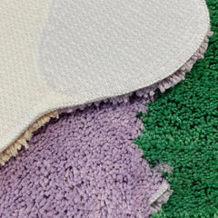 Fluffy Tufting Carpet Room Bedside Floor Mat Rug Anti Slip Bathroom Carpet