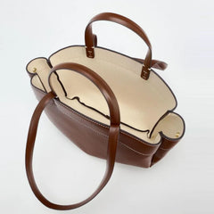 Tote Bag Underarm Pouch Fashion Pu Leather Shoulder Bag Retro Crossbody Bag