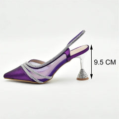 Matching Shoes and Bags: Fashion Party Italian Shoe Bag Set Ladies Shoe
