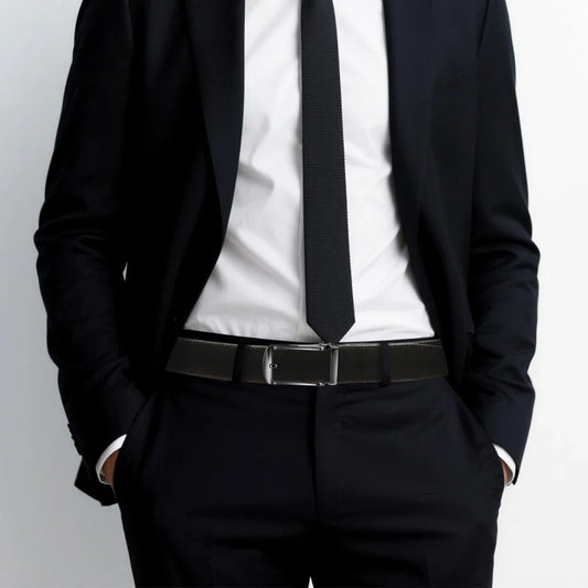 Men Belts Leather Waist Strap Male Automatic Buckle Waistband Mens High Quality Girdle Belts for Women Men Gifts 105 115 125cm