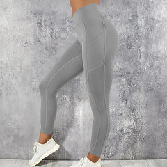 Sportswear Woman Gym Leggings Pocketed Yoga Pants Fitness Running Pants