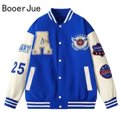 Baseball Bomber Jacket for Men: Streetwear College Coats