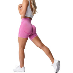 Seamless Shorts for Women Push Up Booty Workout Shorts Fitness Sports Short