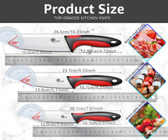 Ceramic Knives Kitchen knives 3 4 5 6 inch Chef knife Cook Set+peeler white