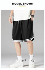 Men's Mesh Sports Shorts Basketball Fitness Speed Dry Running Breathable Shorts
