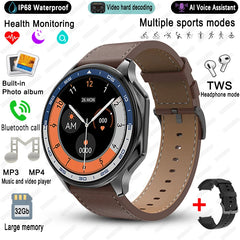 For OPPO Watch X High-End Business Watch Men 32Gb Memory Video Playback Smart Watch Sports Fitness Waterproof Bracelet 2025 New