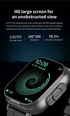 TWS Earphone Smartwatch 2.01" Headset 2 in 1 Smart Watch BT Call Blue Tooth Headphones Watches Heart Rate Sport Fitness Bracelet