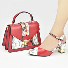 Matching Shoes & Bags: Women Ladies Shoes and Sandals Snake Print Heels