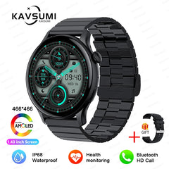 Smartwatch for Women AMOLED Screen Always Display Time NFC IP68 Waterproof Sports Call Women Smart Watch For Women Custom dial
