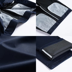 High Quality Men's Clothing Autumn Winter Office Business Casual Suit Trousers American