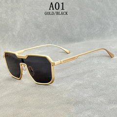 Sunglasses For Men Square Vintage Punk Fashion Glasses Retro