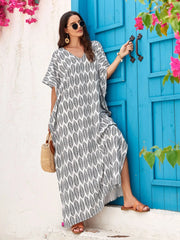 Plus Size Long Caftan for Women Beach Cover Up Casual Kaftan Maxi Gown Dress