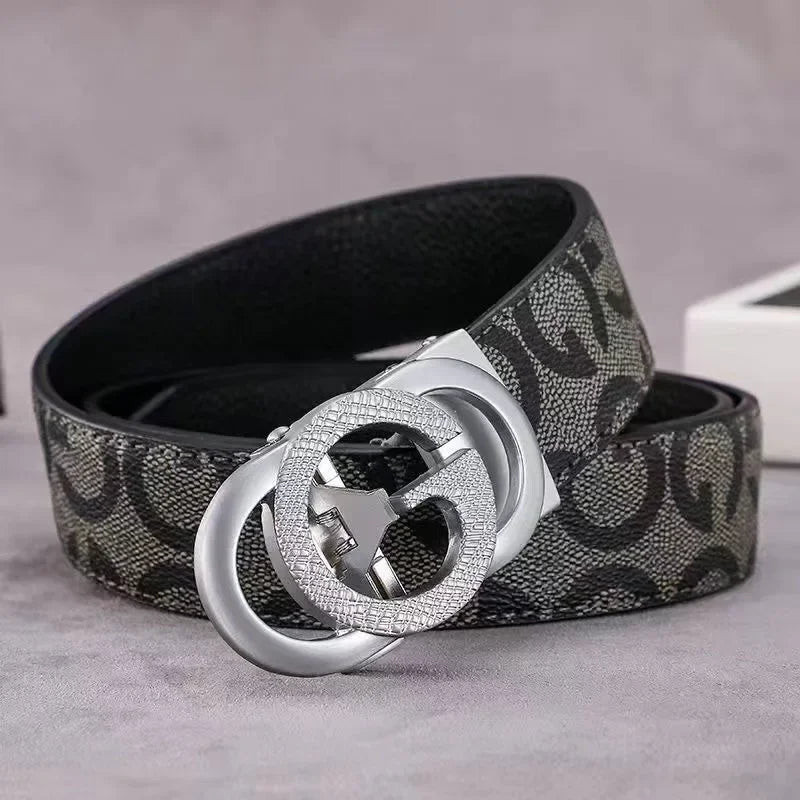 New Genuine Leather Business Fashion Luxury Brand Top Men's Belt Multifunctional Party Belt for Men with Jeans