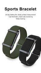 Smart Bracelet Sports Fitness Tracker Health Monitoring Step Count Heart Rate Sleep Tracking 1ATM Waterproof Smart Wristband