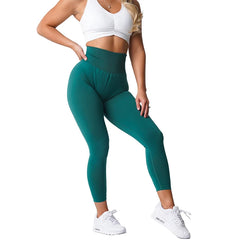 Leggings Women Soft Workout Tights Fitness Outfits Yoga Pants High Waisted Gym Wear