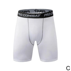 Male Fitness Quick-Drying Tight Shorts Elastic Compression Leggings Training Pants