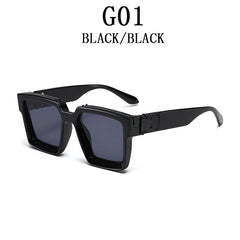 Sunglasses For Men Vintage Square Fashion Glasses Luxury Retro Sunglasses