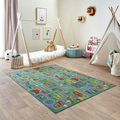 Studio de tapis kids car rugs, room play mats for boys and girls, non-slip home decor