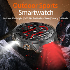 2026 New T-REX3 Outdoor Smart Watch 1.85inch AMOLED 1000mAh Large Battery 5ATM Waterproof Voice Call Sports Men Fitness Bracelet