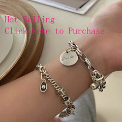 925 Sterling Silver Rings Party Jewelry Vintage Charm Double Layer