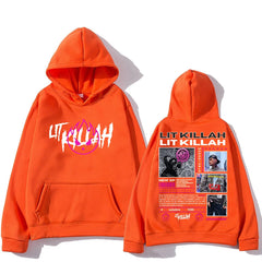 Paulo Londra Hooded LIT Killah Funko Pop Hip Hop Casual Retro Sweatshirt With Hooded