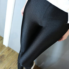 Women's Workout Leggings Casual Shiny Glossy Legging Female Fitness Leggins