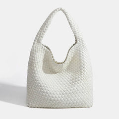 Designer Hand knitting bag PU Large women's Woven tote bag Mistress gift luxury bag