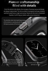 TWS Earphone Smartwatch 2.01" Headset 2 in 1 Smart Watch BT Call Blue Tooth Headphones Watches Heart Rate Sport Fitness Bracelet